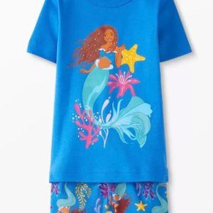 Hanna Andersson Disney's Little Mermaid Short John Pajama Set (Size 6-7 - 120cm)